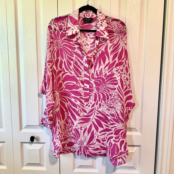 Luisa spagnoli silk print blouse - Picture 6 of 7